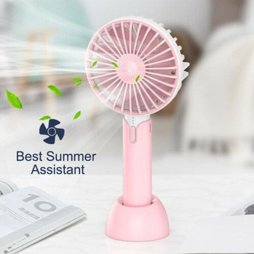 ELOOLE Mini Handheld Fan Usb Small Fan Portable Handheld Student Charging Fan Electric Handheld Desktop Rechargeable Cooler Fan