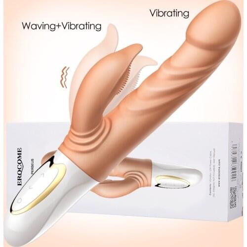 10 Speeds Soft Silicone Dildo Rabbit Vibrator Female Sex Toys Vibrator Women Anal G Spot Clitoris Stimulator for Women ZD0340