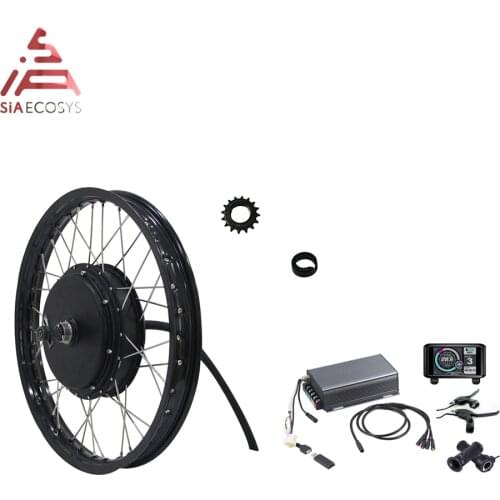 QS Motor 205 50H V3/V3I/V3TI 72v70kph with Svmc72150 Controller UKCTFT Display high power bicycle kits 3000Wspoke hub Motor Kits