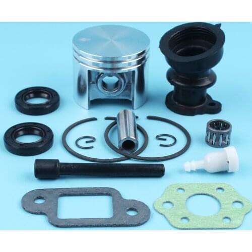 42.5mm Piston Kit w/ Intake Manifold Oil Seals Vacuum Line Gasket For STIHL 025 MS250 MS 250 Chiansaw Fuel Tank Vent Needle Cage