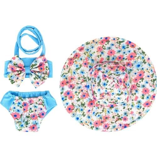 Doll Swimsuit Clothes Fit 18 Inch American Doll & 43cm Doll Accessories Cute Gift