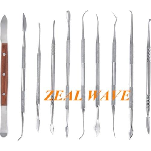 Craftsman Wax Knife Kit Wax Type Carving Knife Wax Dropper Porcelain Porcelain Dental Wax Knife Ten-Piece Set