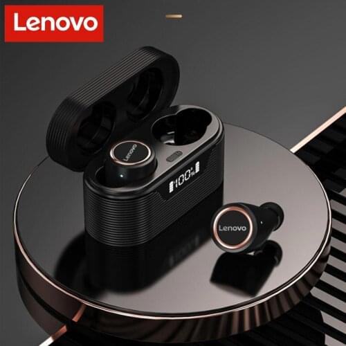 Lenovo LP12 Wireless Earphone IPX4 Waterproof Earbuds Sport Music Headset TWS Fone Bluetooth 5.0 Digital Display Mic Headphone