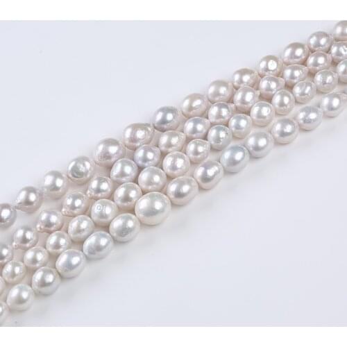 Wholesale Natural White Color Freshwater Pearl Beads Edison Round Shape For Jewelry Size 12-13mm