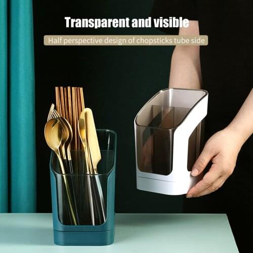 Chopsticks Spoon Rack Artifact Multifunctional Kitchen Tableware Supplies Storage Box Chopsticks Basket Drain Rack