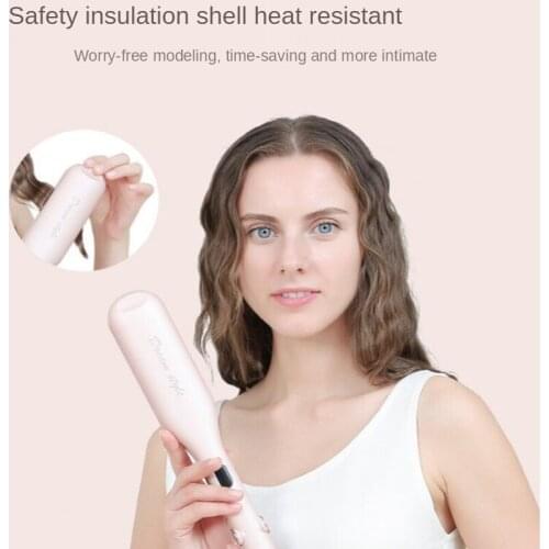 Straight Hair Curler Egg Roll Head Curler Wet and Dry Instant Noodle Head Styling Curling Rod Water Ripple Electric Splint