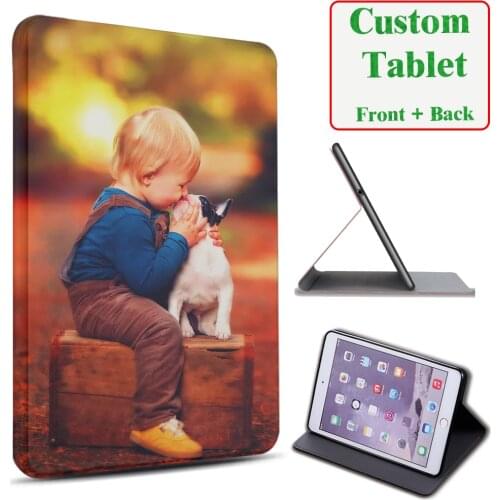 Custom Case For Samsung Galaxy Tab A A6 10.1 2016 T585 T580 SM-T580 T580N PU Customize Magnet Wake Up Sleep Tablet Cases