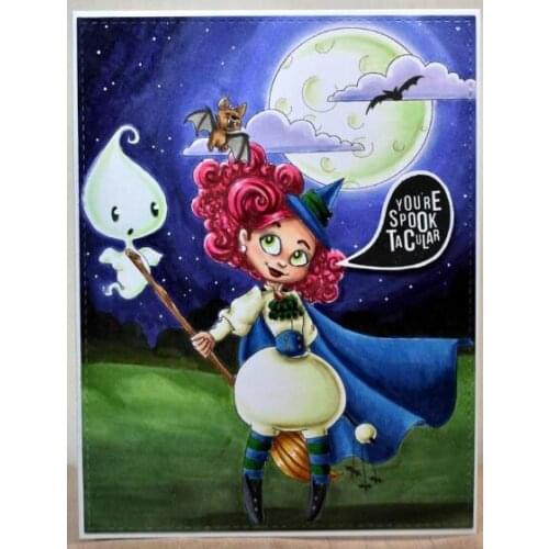 Girl Clear Silicone Stamp/Seal for DIY scrapbooking/photo album Decorative clear stamp sheets A1926