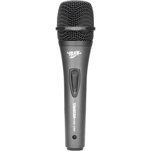 Takstar DM-2300 handheld wired dynamic microphone for on-stage performance karaoke outdoor activities