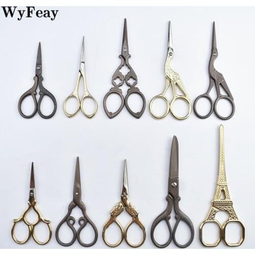 Sewing Embroidery Scissor Fabric Art Cross Handicraft Vintage Scissors Vintage Retro Tailor Scissors Thread Scissors Zakka Tools