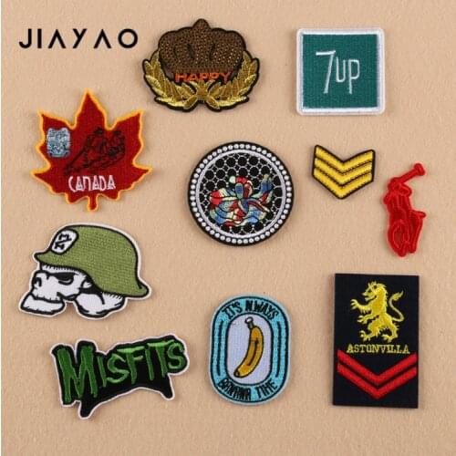 Embroidered patch badges letters clothing accessories DIY handmade accessories sewing ironing clothing patch cloth stickers