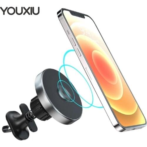 YOUXIU Magnetic QI Car Wireless Charger Stand Dashboard Air Vent Bracket For IPhone 11 Pro X XR XS Max Samsung S9 S8 S10 S20