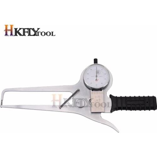 0-50mm x125mm Outside Dial Caliper Gage 0-50mm skinfold caliper caliper gauge Snap Gauge штангенциркуль линейка