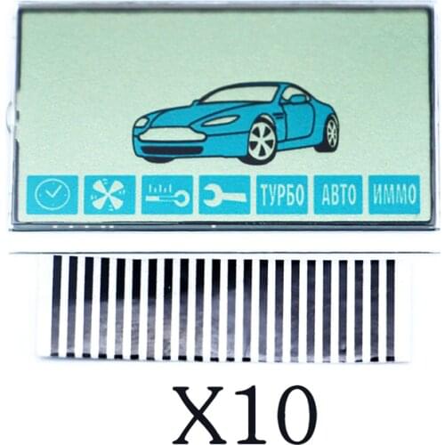 10PCS Russia Version A91 Lcd Display Flexible Cable For Starline A91 Remote Controller A91 Lcd Zebra Stripe