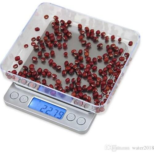 2000g/0.1g LCD Portable Mini Electronic Digital Scales Pocket Case Postal Kitchen Jewelry Weight Balance Digital Scale