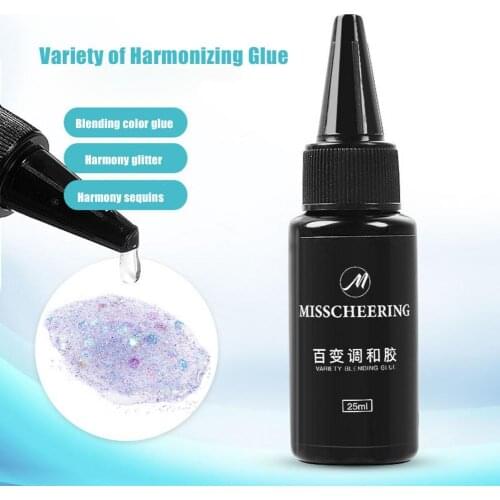 25ml Nail Glue Professional Delicate Texture Transparent Nail Polish Adhesive Glue Anti-spill Phototherapy Glue for False Nails