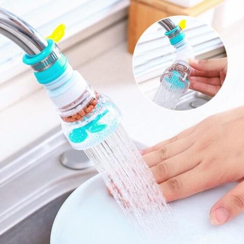 360 Degree Adjustable Water Tap Extension Filter Shower Water Tap Bathroom Faucet Extender Home Kitchen Accessories