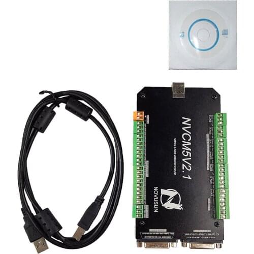 Mach3 6-axis motion control card cnc nvcmv2.1 engraving machine motion controller 200KHz motor controller NOVUSUN