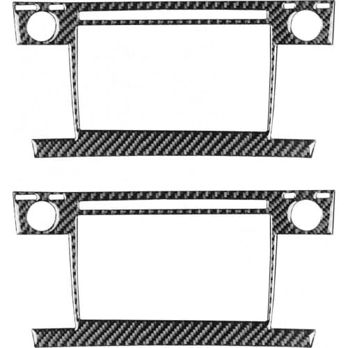 80%HOT Carbon Fiber Interior Radio CD Navigation Display Panel Sticker for Toyota Prius