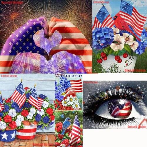 Great 5d diamond mosaic sale usa diamond embroidery full square/round usa landscape 5d diamond painting full set decoration home