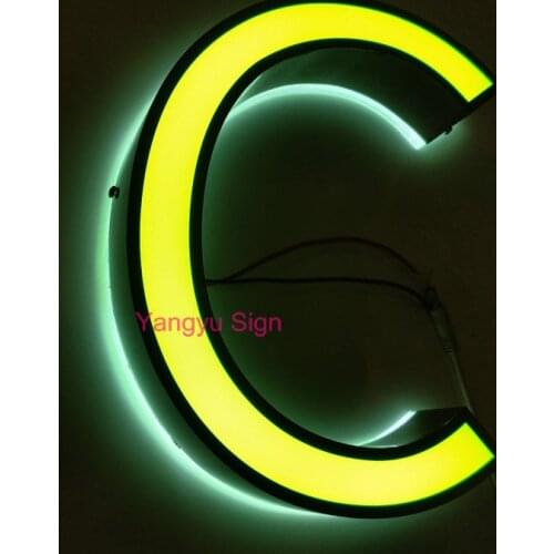 Outdoor advertising acrylic shop name board lettering sign