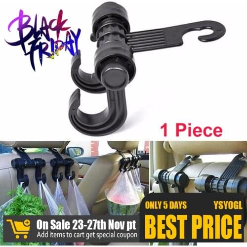 1Piece Car Seat Back Storage Hook Sundries Hanger Bag Holder Car Organizer Universal Multifunction Car-Styling Car Seat Hook