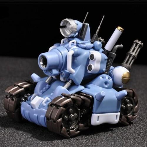 YH Metal Slug Super Vehicle SV-001 tank model movable inner structure Blue or Grey
