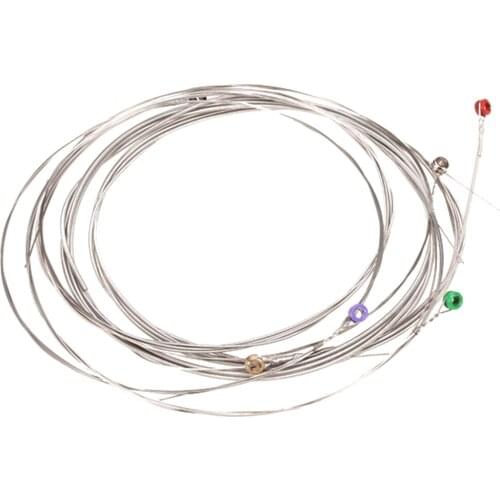 Set of 6 Strings Professional Durable Steel Gauge Parts for Electric Guitar