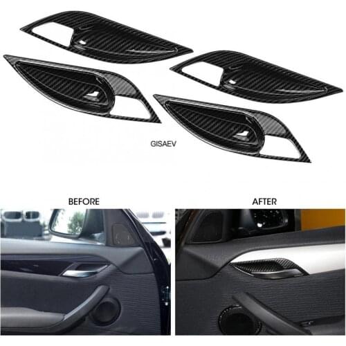 Suitable for 2011 2012 2013 2014 2015 BMW X1 E84 abs carbon fiber style car interior door handle decoration trim