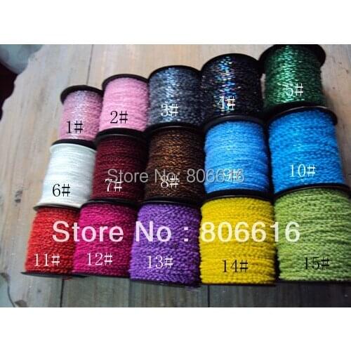 2MM (Plz choose 1 color) 1PCS=100Yards Czech Glass Seed Beads Cords Ropes Wires Jewelry Accessories Findings