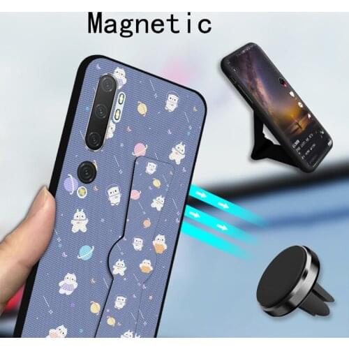 Folding Wrist Strap Case For Xiaomi Mi Note 10 Lite CC9 Explorer Luxury Fundas Holder Back Cover For Xiaomi Mi 10 Pro CC9E