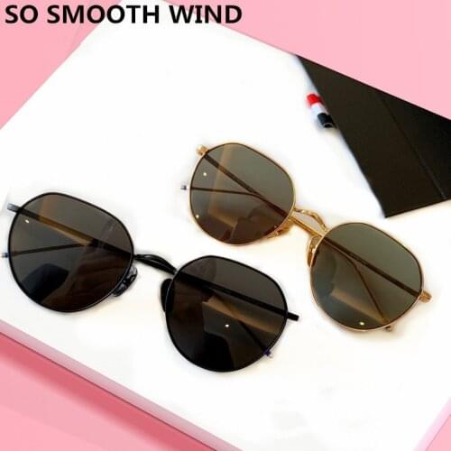 Thom Brand Design Sunglasses Classic Round Titanium Ultralight UV400 Sun Glasses TBX914 With Original Box Men Women Sun-glasses
