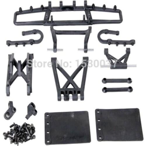 Rear Bumper Kit Fit for 1/5 HPI ROVAN ROFUN KM GTB TS BAJA 5SC