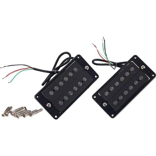 6 Strings Neck Bridge Pickup w/ Screw 18/19K for Pedal Steel Guitar Parts