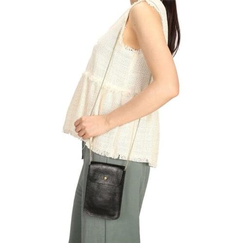 Woman phone bag Cow Leather Ladies Crossbody Purse Female Messenger Bags Small Shoulder Bag For Women With Cell Phone Pocket