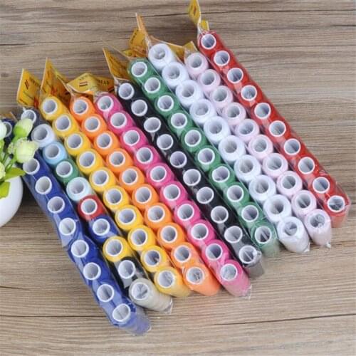 10Pcs Explosive Polyester Sewing Machine Line High Quality Sewing Thread Machine Embroidery Thread Spool Sewing Supplies