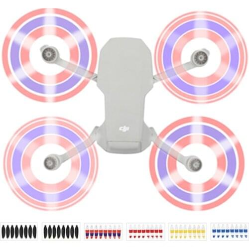 For DJI Mavic Mini/ Mini 2/Mini SE Propeller 8pcs Helices Accessories Props Colorful Blade Wing Fans Black Red White Blue Yellow