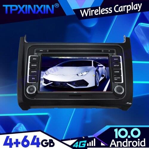 Android 10 PX6 IPS Carplay 4G-64G For Volkswagen Polo 2015-2017 DSP Tape Recoder Multimedia Player Head Unit Navi GPS Auto Radio