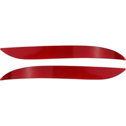 Car Accessory Red Right/Left Rear Bumper Cover Reflector for BMW E60 2008-2010 наклейка на автомоболь Reflective Strips
