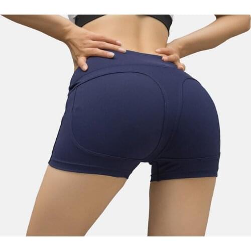 High waist Seamless Gym Shorts Fitness Yoga Short Scrunch Butt Yoga Shorts High Elasticity Short Peach Hip Leggings