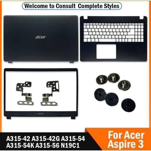 New Top Back Case For Acer Aspire 3 A315-42 A315-42G A315-54 A315-54K A315-56 N19C1 LCD Back Cover/Hinges 15.6 Inch Back