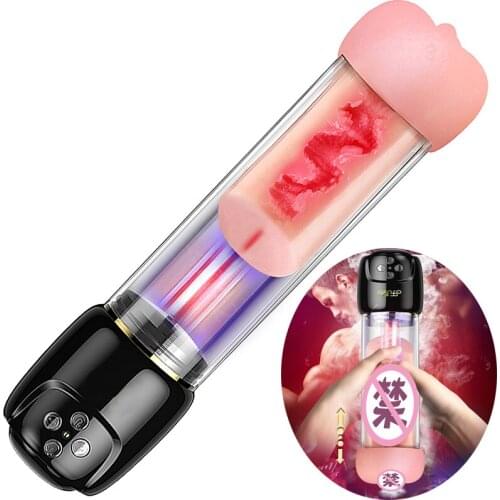 Electric Penis Pump Sex Toys for Men Penis Enlargement Vacuum Erection Pump Penis Extender Male Masturbator Penile Enlarger
