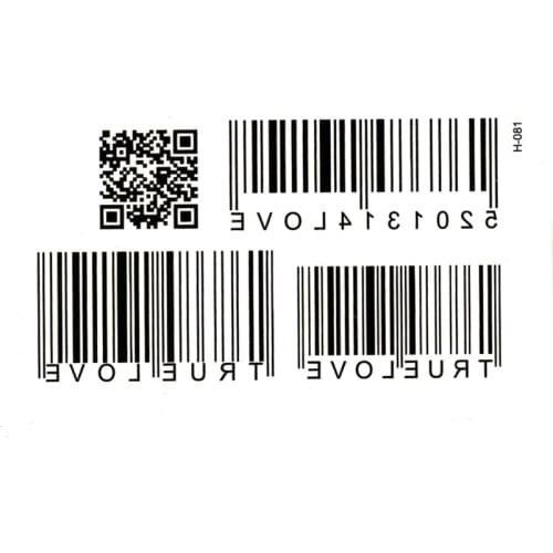 Flirty Temporary tattoos Sticker Fake Tattoo Stickers Flash Tatoo Body Art beauty QR code fake tatto