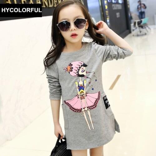 HYCOLORFUL Girls' Printed T-Shirts