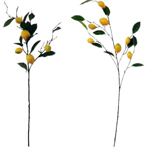 Artificial Lemon Branch Farmhouse Style Simulation Lemon Kitchen Decor