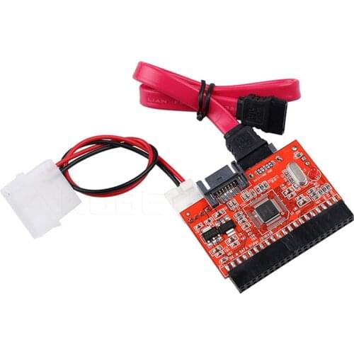 Kebidu 2 in 1 IDE to SATA / SATA to IDE adapter data transfer cable, used for PC computer DVD CD HDD two-way transmission