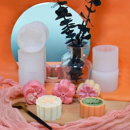 Mooncake Mould Cakes Muffin Mooncake Moulds Pans for Making Jelly Pudding Cookies Chocolate DIY Handmade Soap Trays