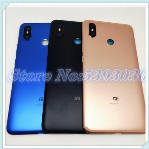 Metal Battery Back Cover For Xiaomi Mi Max 2 Mi Max 3 Back Battery Door Rear Housing Cover Case Chassis+side key+Camera lens