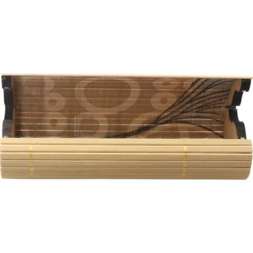 New Bamboo Strip Oval Sunglasses Box Durable Natural Environmentally Friendly Glasses Case