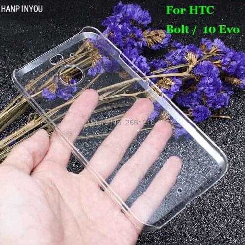 For HTC Bolt / 10 Evo New Hard PC Case Ultra Thin Clear Hard Plastic DIY Cover Protective Skin For HTC Bolt / HTC 10 Evo 5.5"